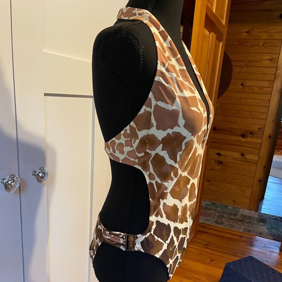 Vintage Sexy Side Cutout Swimsuit - Picture 1 of 9